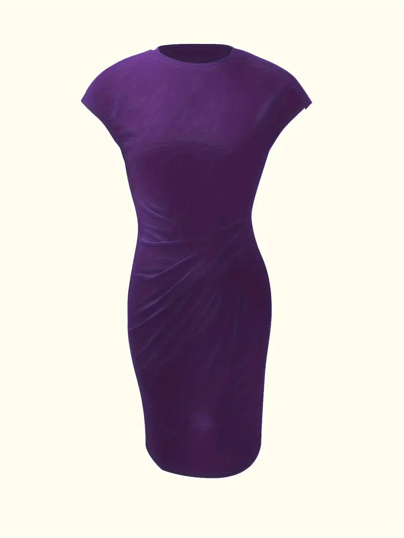 Hannah | Business Casual Women Midi Dress-Women Dress-Pick NewYork