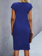 Hannah | Business Casual Women Midi Dress-Women Dress-Pick NewYork