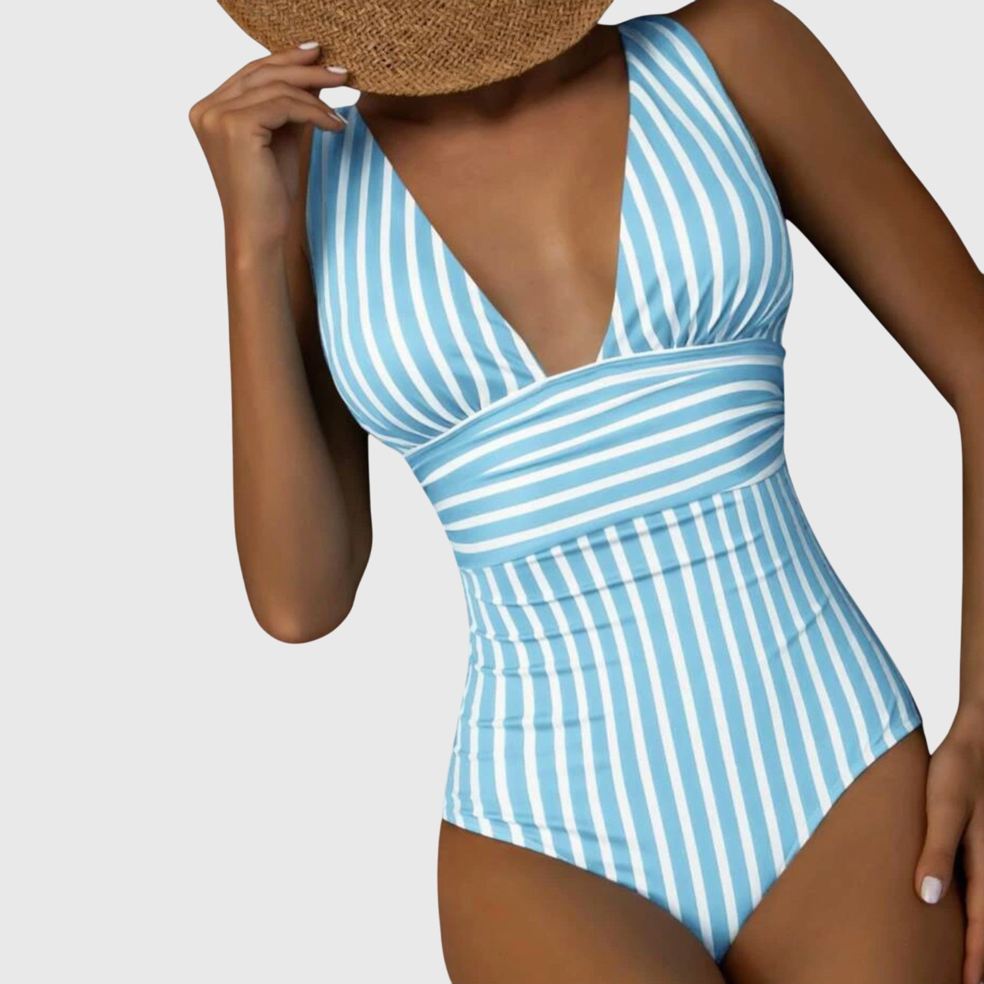 Plunge One Piece Swimsuit | One Piece Swimsuit-Women Swimsuit-Pick NewYork