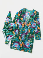 Plunge One Piece Swimsuit | Swimsuit Cover Up-Women Swimsuit-Pick NewYork