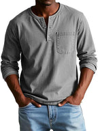 Ethan | Casual Long Sleeve Polo-Men Polo-Pick NewYork