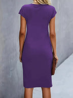 Hannah | Business Casual Women Midi Dress-Women Dress-Pick NewYork