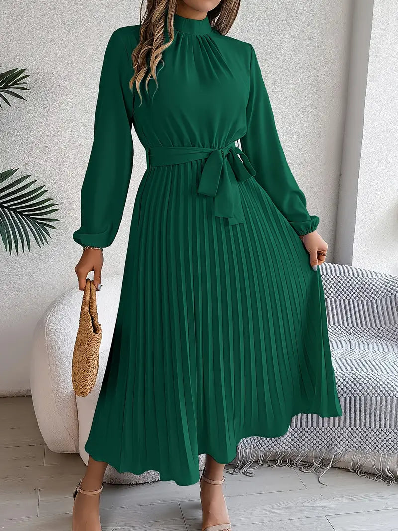 Madison | Pleated Midi Dress For Women-Women Dress-Pick NewYork