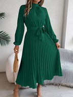 Madison | Pleated Midi Dress For Women-Women Dress-Pick NewYork