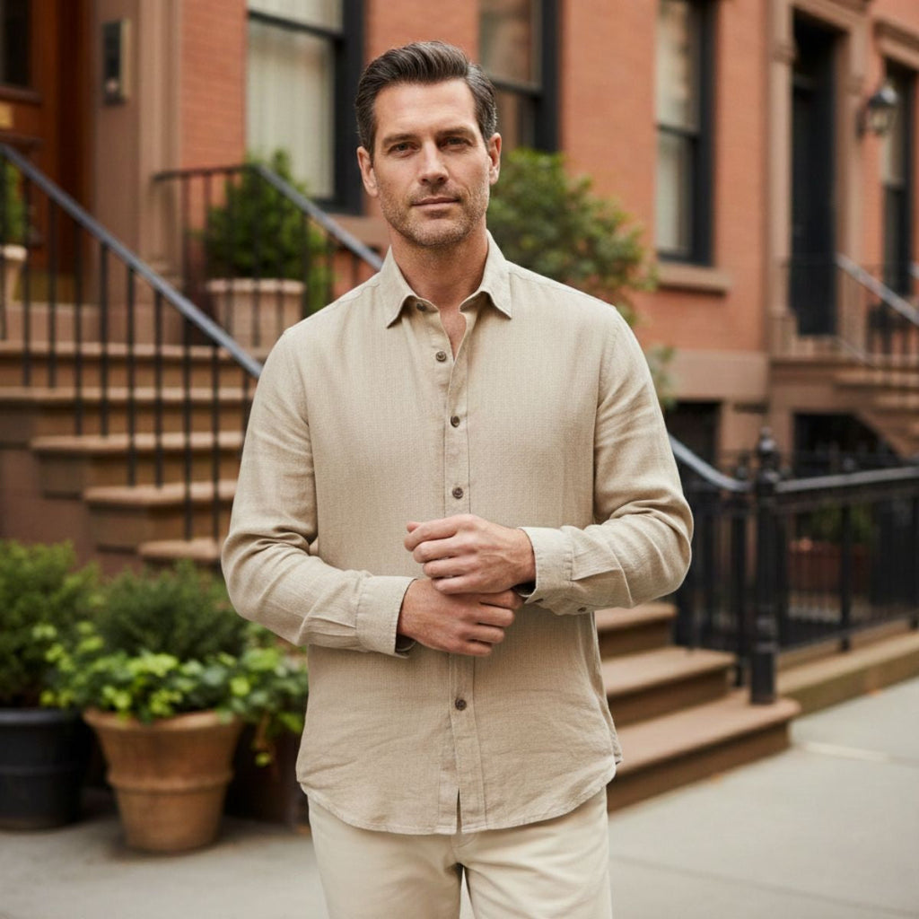 Carter | Classic Men Button Up Shirt-Men Shirt-Pick NewYork