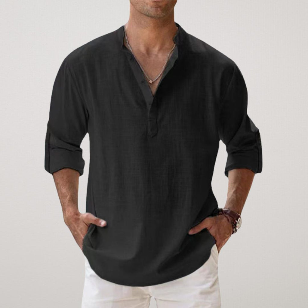 Noah | Relaxed Men’s Button Down Shirt-Men Shirt-Pick NewYork