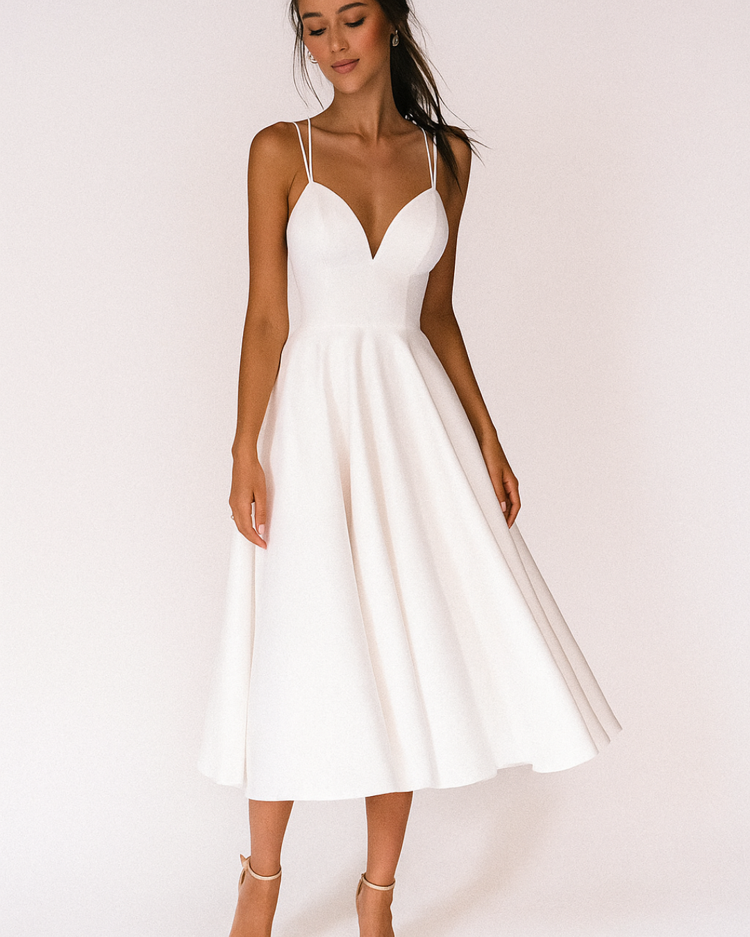 Grace | Elegant Midi Dress-Women Dress-Pick NewYork