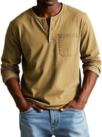 Ethan | Casual Long Sleeve Polo-Men Polo-Pick NewYork