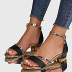Lily | Stylish Block Heeled Sandals-Women Sandals-Pick NewYork