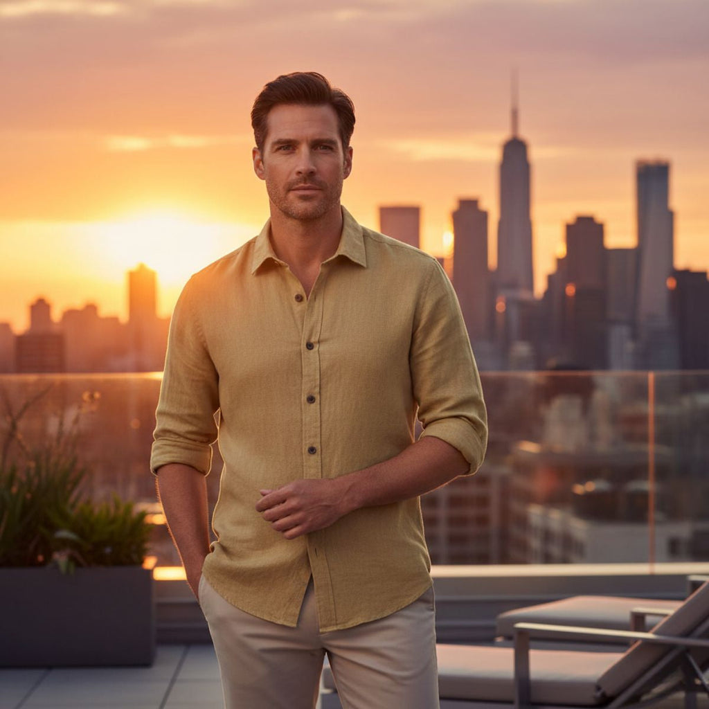 Carter | Classic Men Button Up Shirt-Men Shirt-Pick NewYork