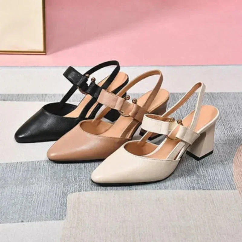 Chloe | Chic Slingback Block Heels-Women Heels-Pick NewYork