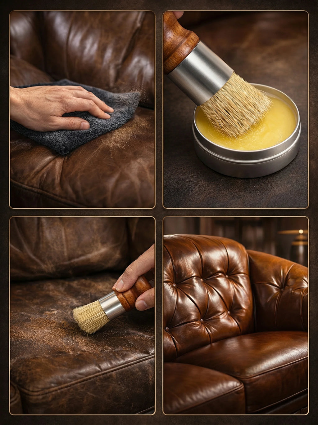 Shoe Polish Kit | Leather Recoloring Balm Set-Shoe Care-Pick NewYork