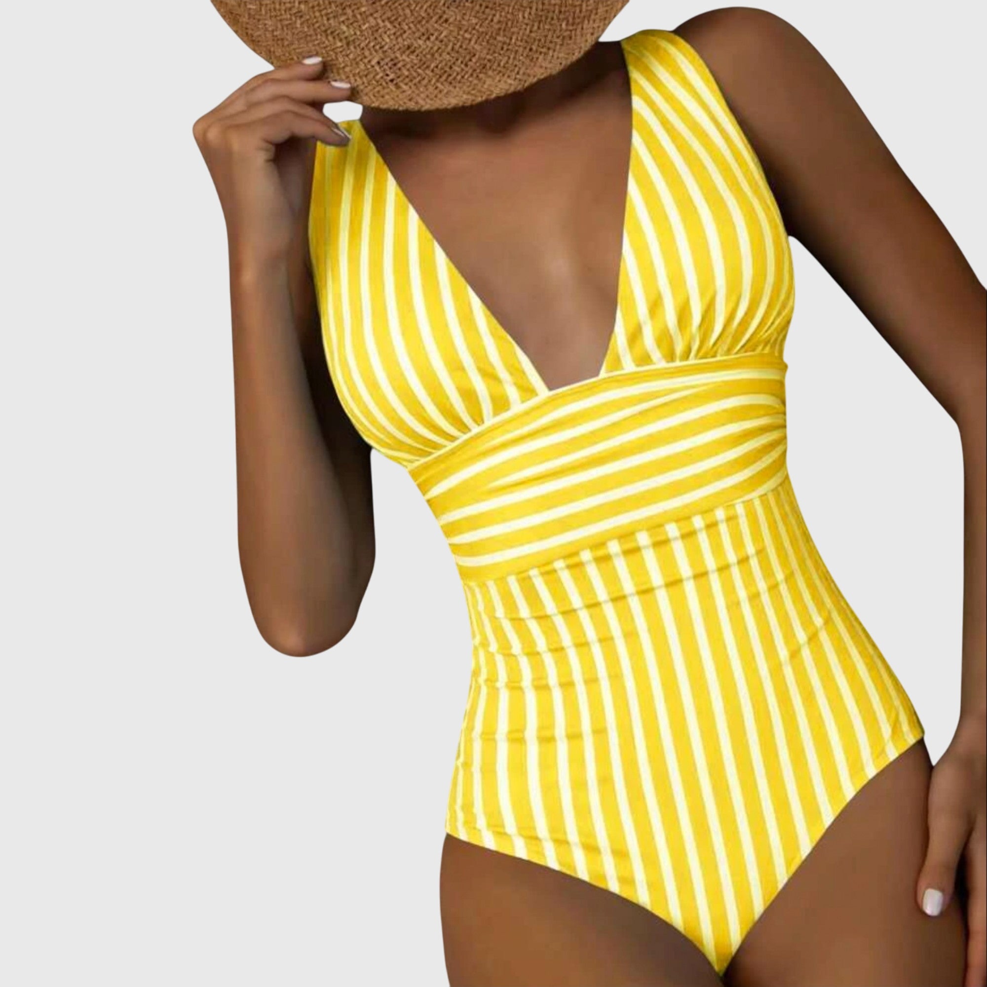 Plunge One Piece Swimsuit | One Piece Swimsuit-Women Swimsuit-Pick NewYork
