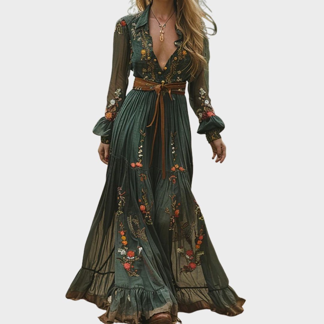 Scarlett | Boho Style Evening Gown-Women Dress-Pick NewYork