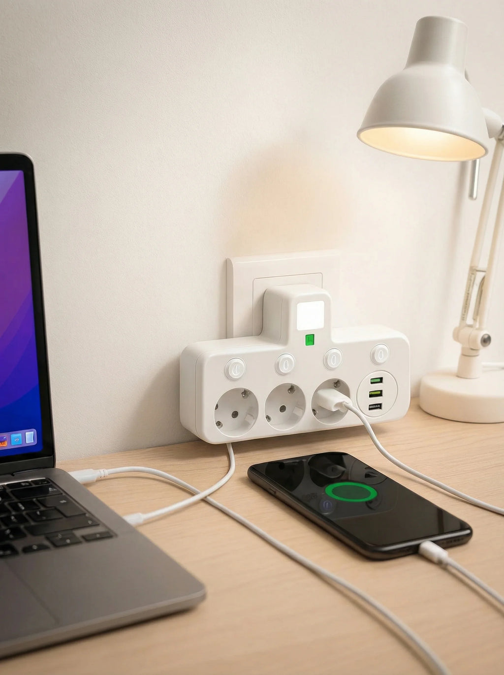 Power Strip Adapter | Multi Plug Outlet Extender-Adapter-Pick NewYork