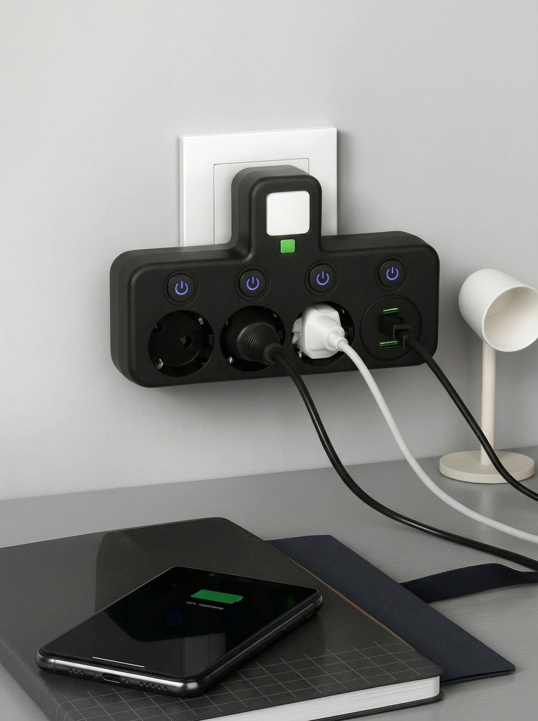 Power Strip Adapter | Multi Plug Outlet Extender-Adapter-Pick NewYork