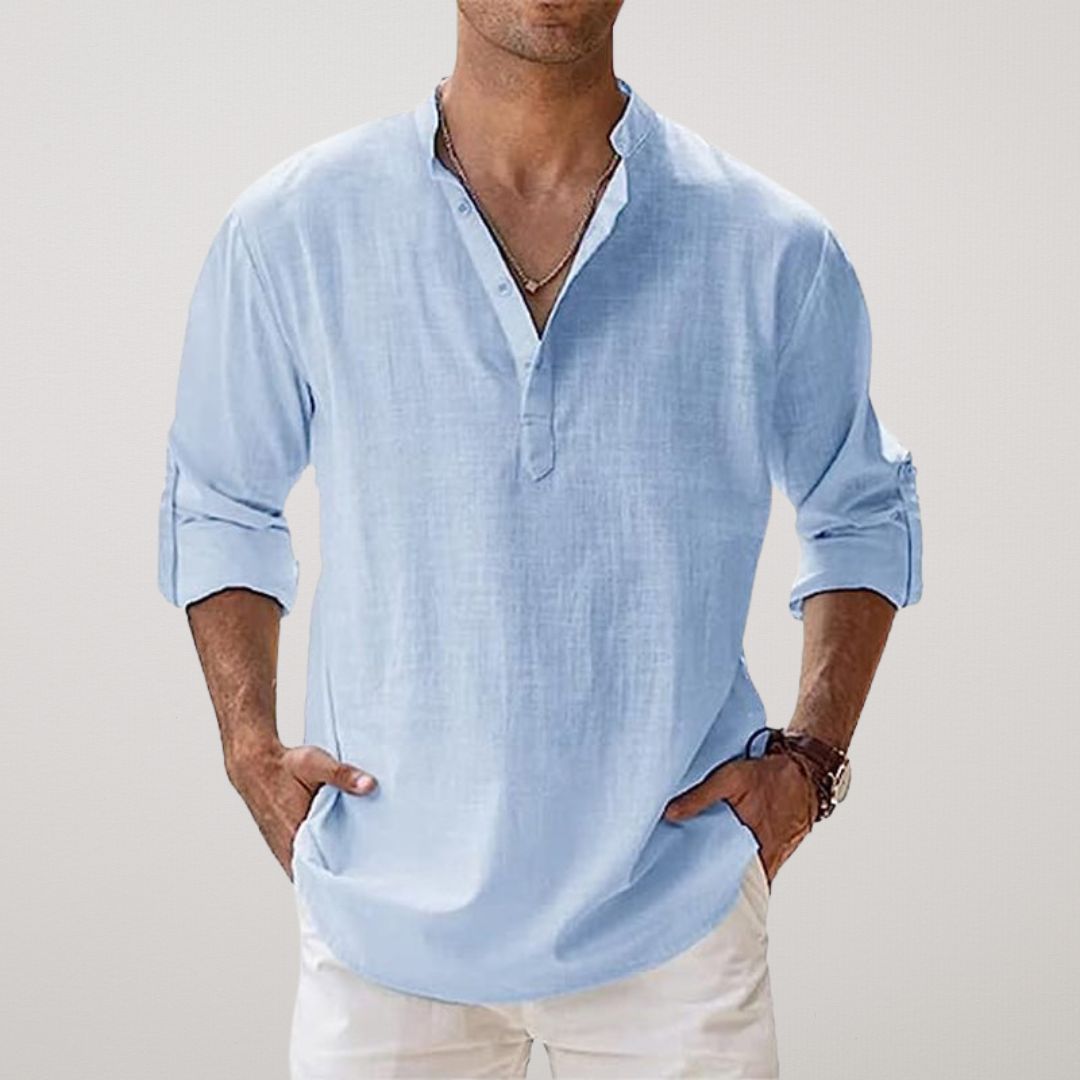 Noah | Relaxed Men’s Button Down Shirt-Men Shirt-Pick NewYork