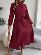 Madison | Pleated Midi Dress For Women-Women Dress-Pick NewYork