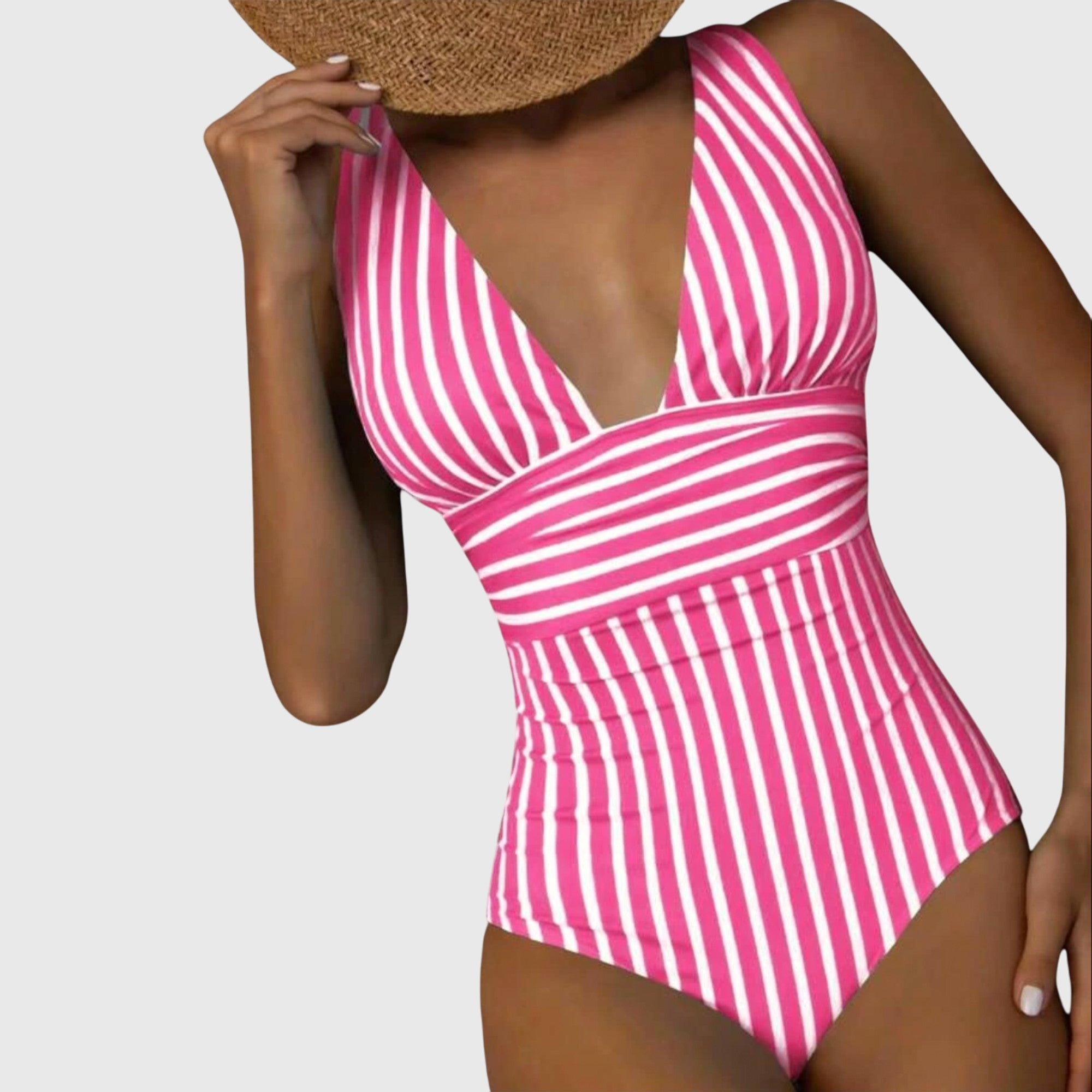 Plunge One Piece Swimsuit | One Piece Swimsuit-Women Swimsuit-Pick NewYork