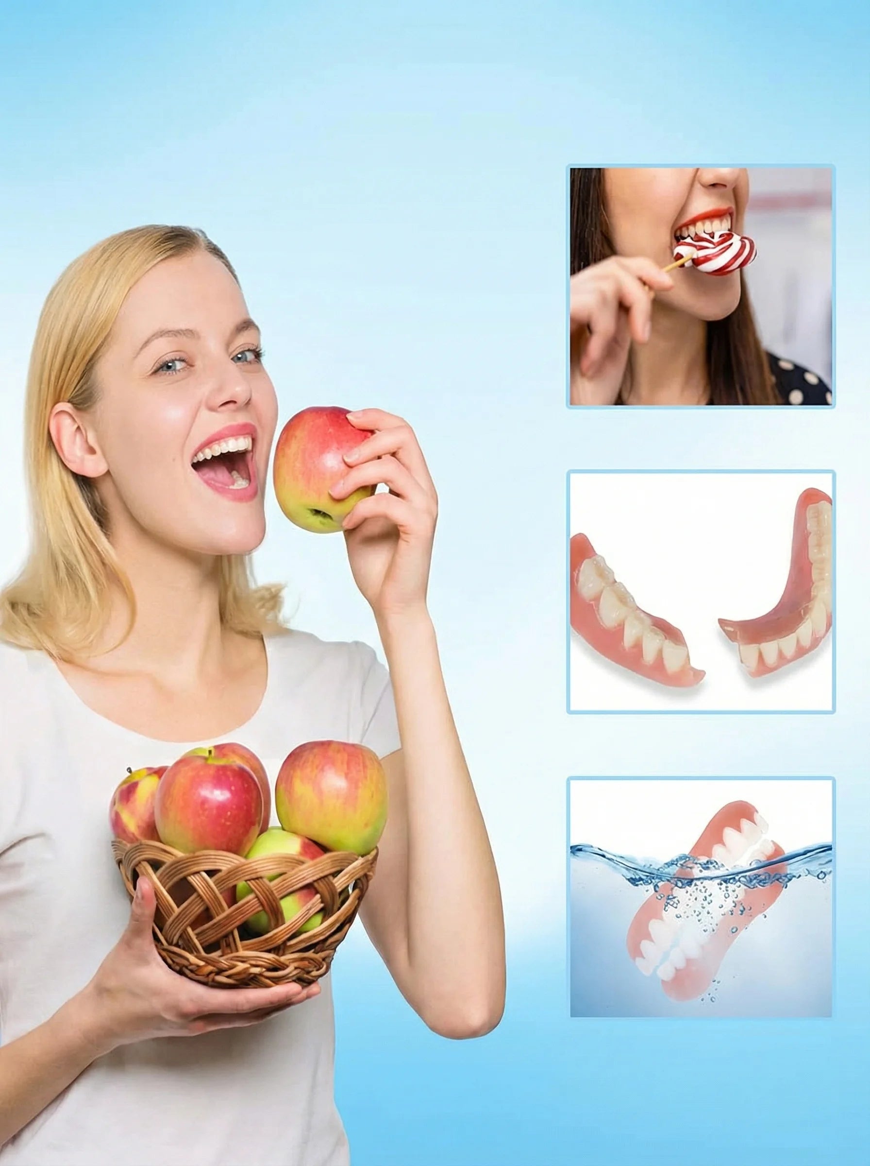 Temporary Veneers | Snap On Veneers-Denture-Pick NewYork