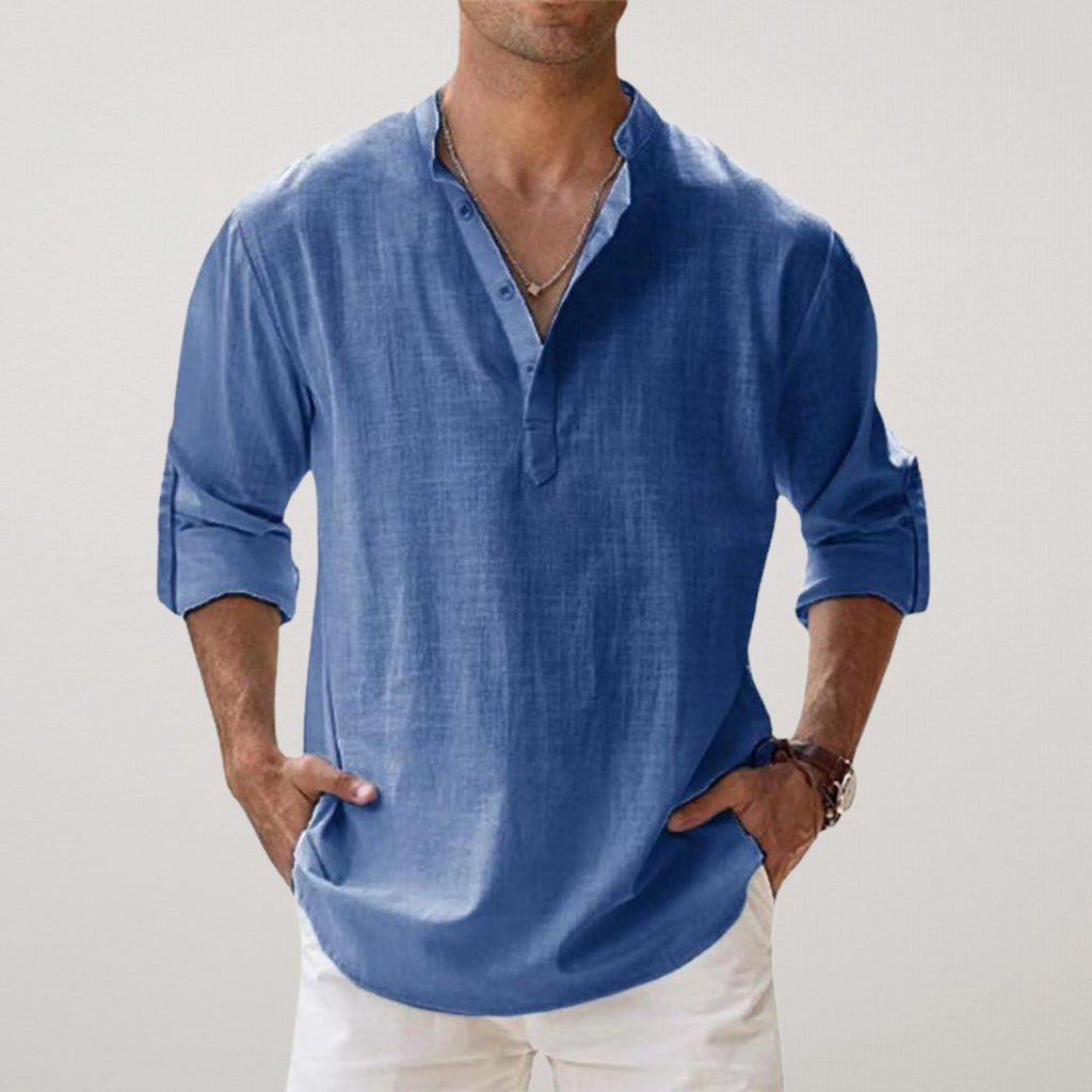 Noah | Relaxed Men’s Button Down Shirt-Men Shirt-Pick NewYork