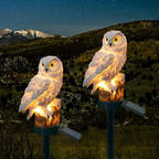Solar Lights Outdoor | Owl Lamp-Outdoor Light-Pick NewYork