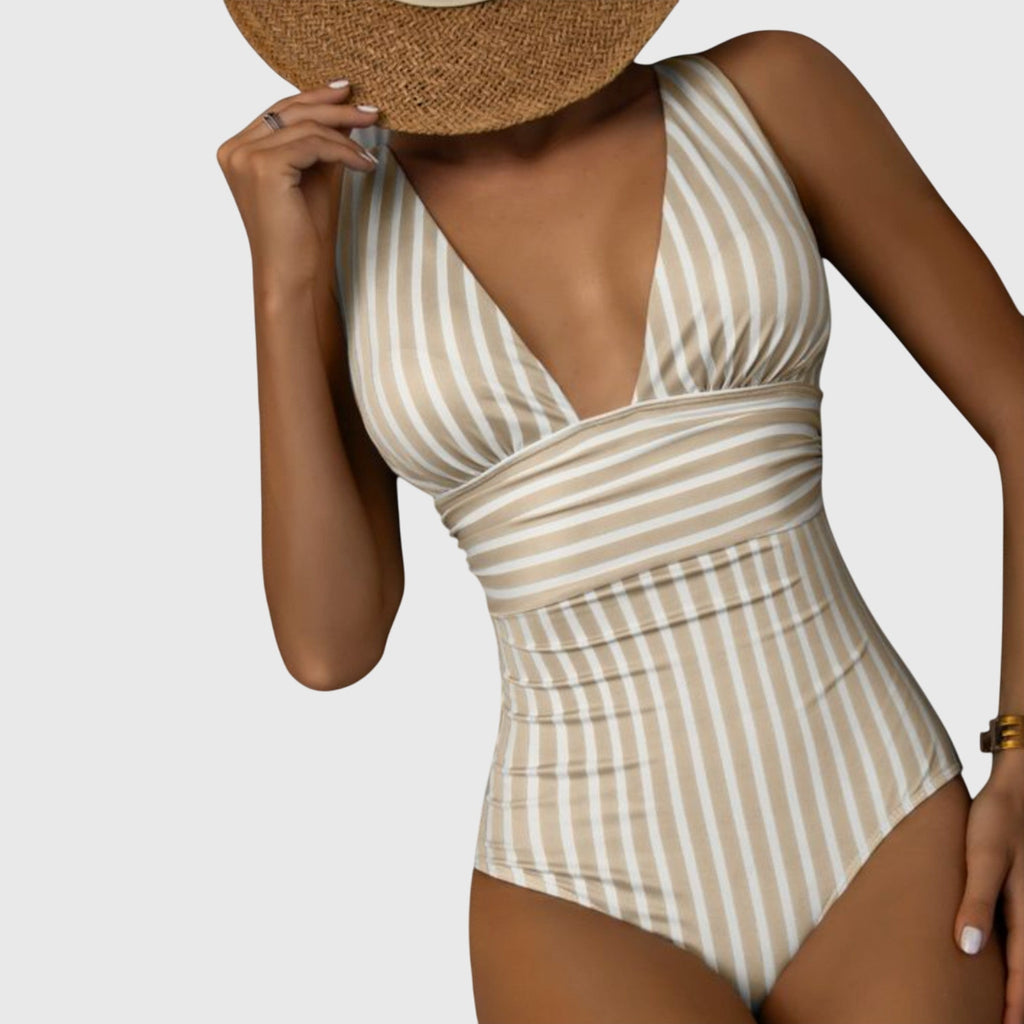 Plunge One Piece Swimsuit | One Piece Swimsuit-Women Swimsuit-Pick NewYork