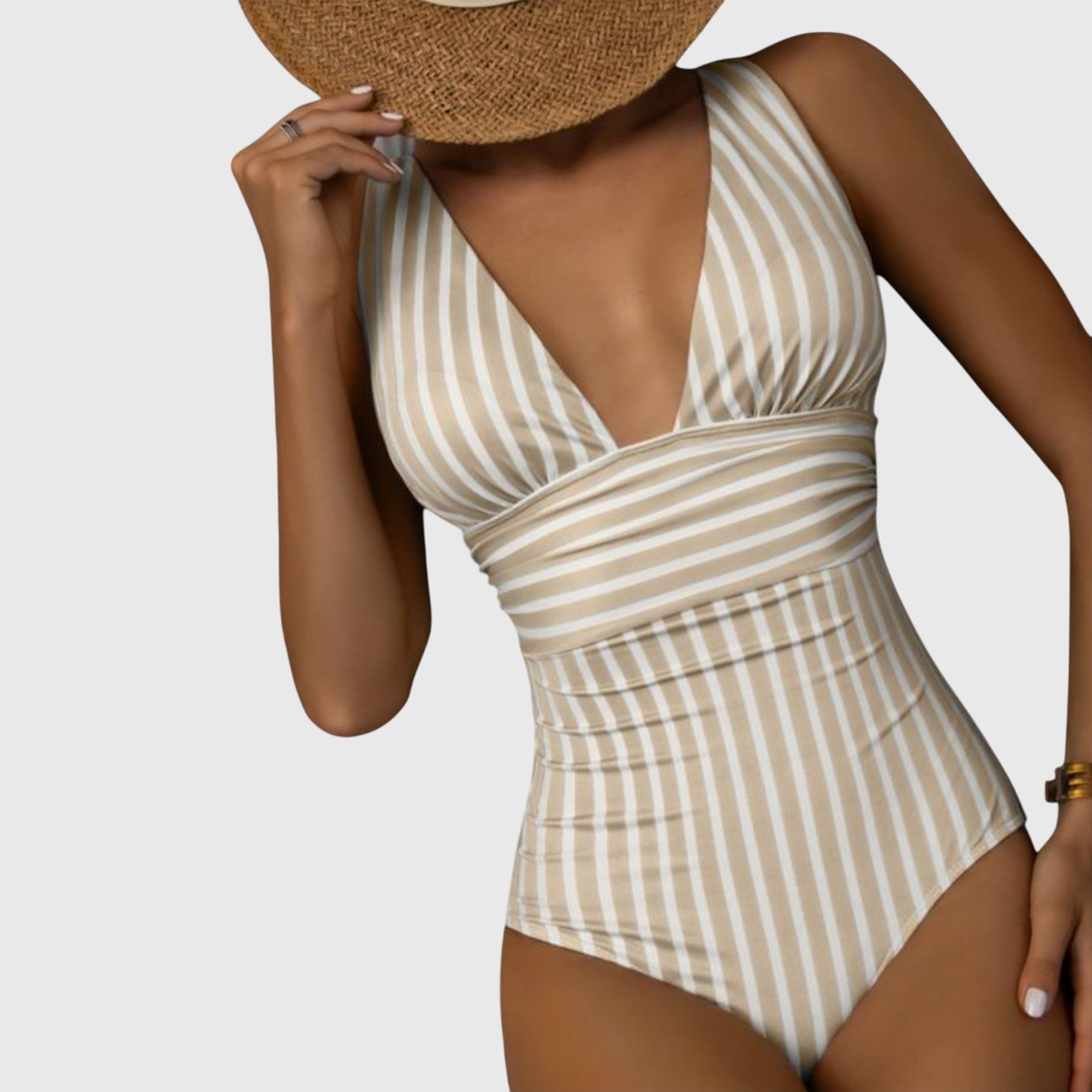 Plunge One Piece Swimsuit | One Piece Swimsuit-Women Swimsuit-Pick NewYork