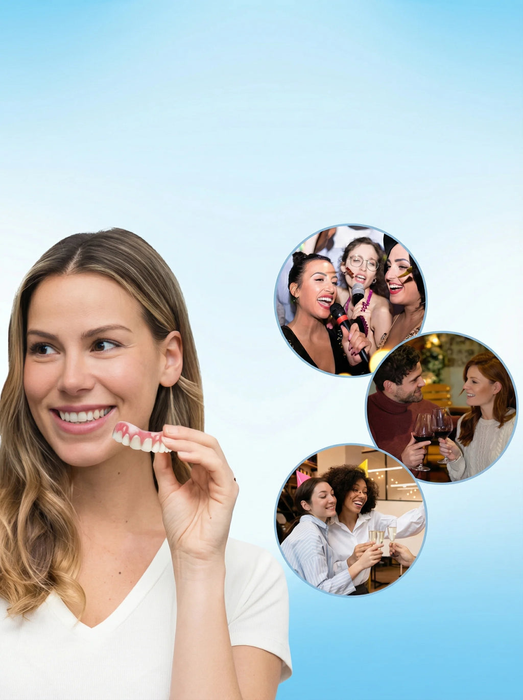 Temporary Veneers | Snap On Veneers-Denture-Pick NewYork