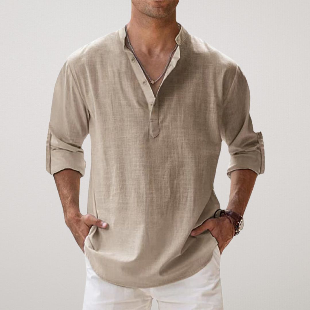Noah | Relaxed Men’s Button Down Shirt-Men Shirt-Pick NewYork