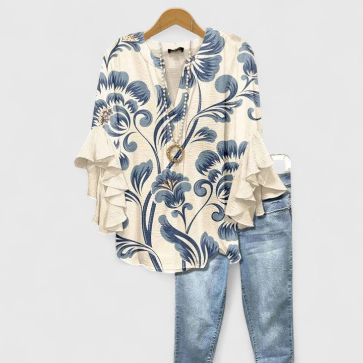 Sophie | Chic Tunic Blouse-Women Blouse-Pick NewYork