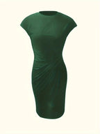 Hannah | Business Casual Women Midi Dress-Women Dress-Pick NewYork
