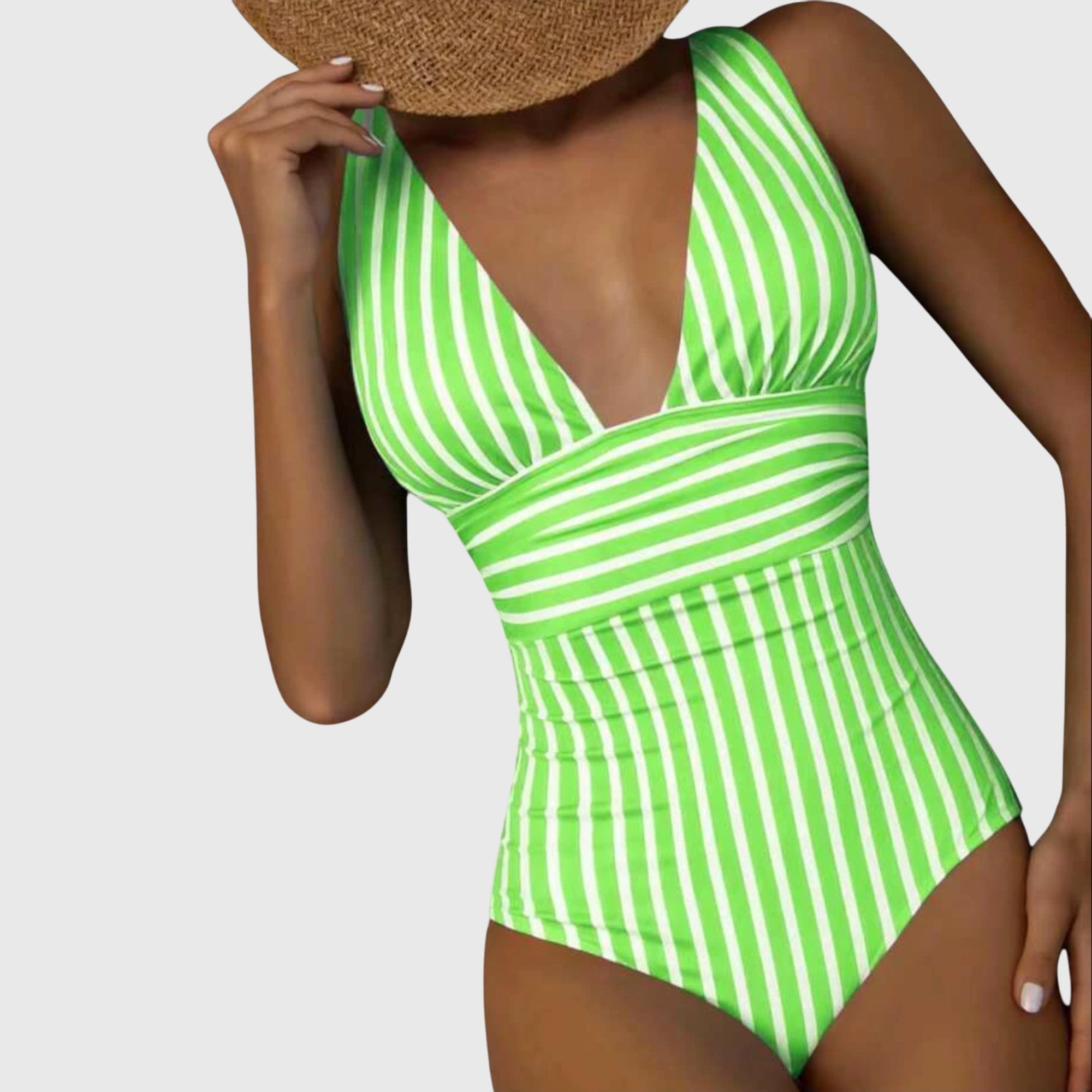 Plunge One Piece Swimsuit | One Piece Swimsuit-Women Swimsuit-Pick NewYork