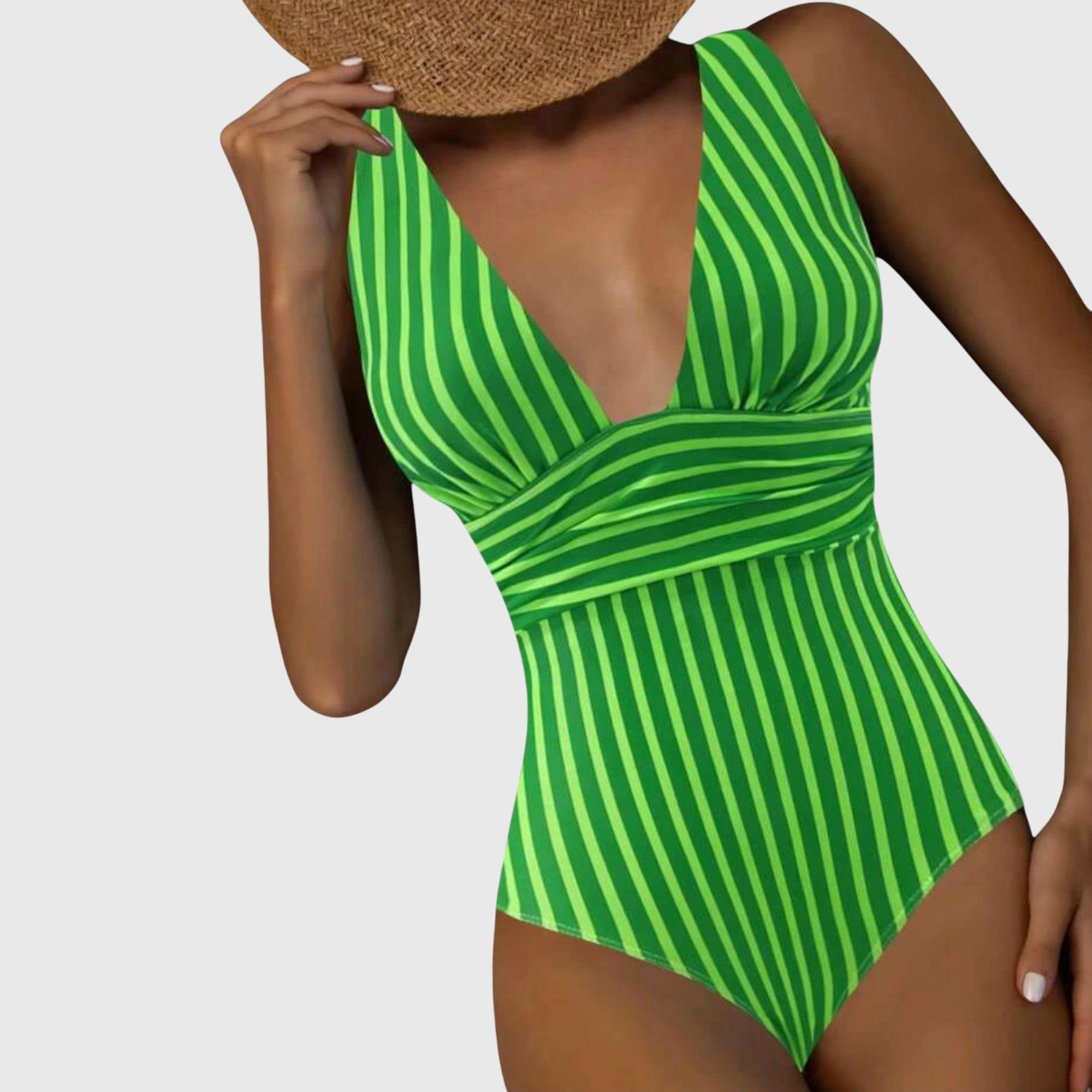 Plunge One Piece Swimsuit | One Piece Swimsuit-Women Swimsuit-Pick NewYork