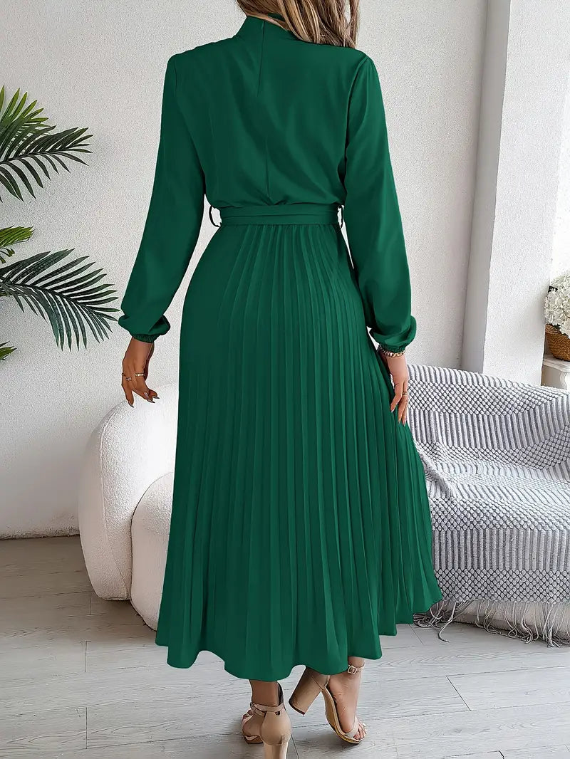 Madison | Pleated Midi Dress For Women-Women Dress-Pick NewYork