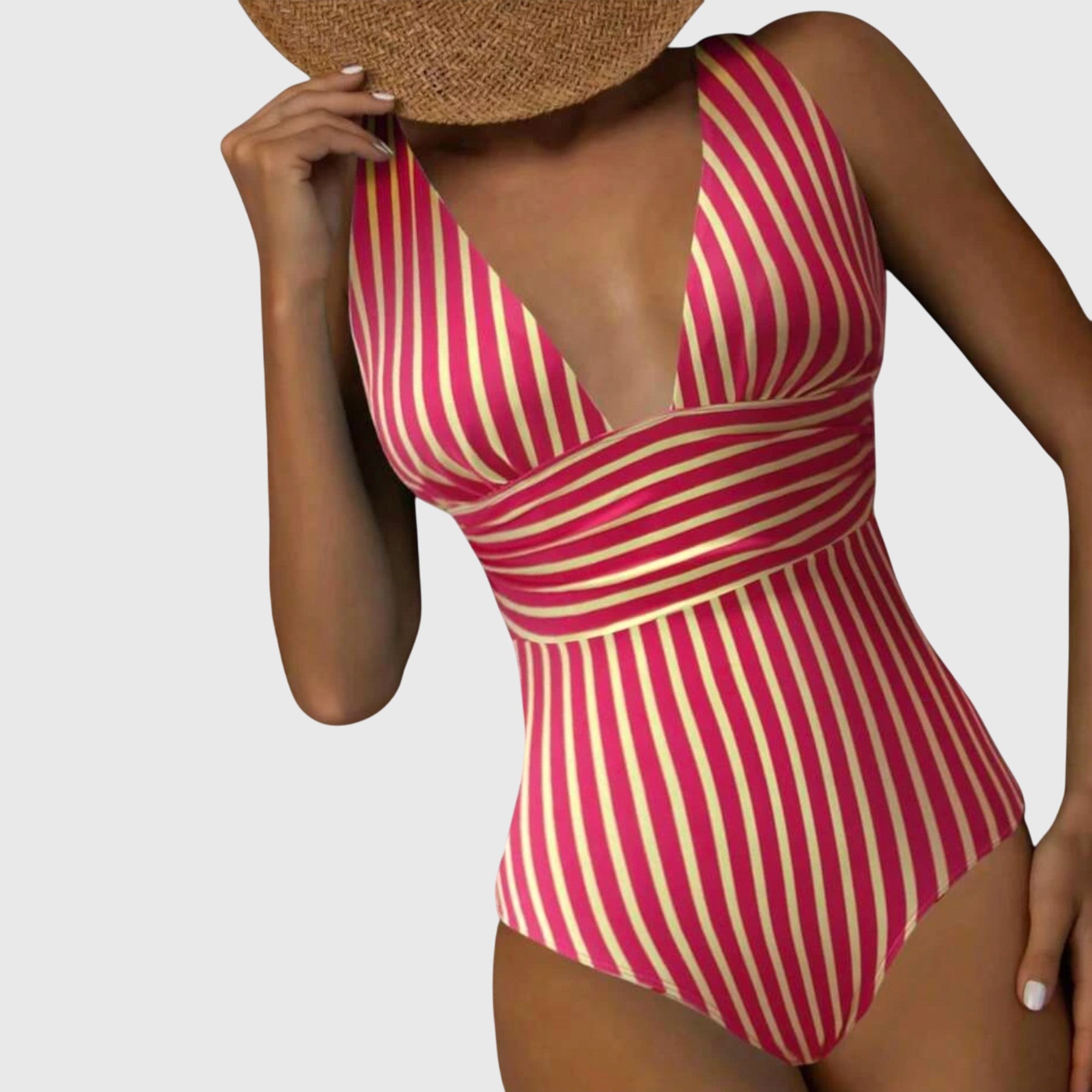 Plunge One Piece Swimsuit | One Piece Swimsuit-Women Swimsuit-Pick NewYork