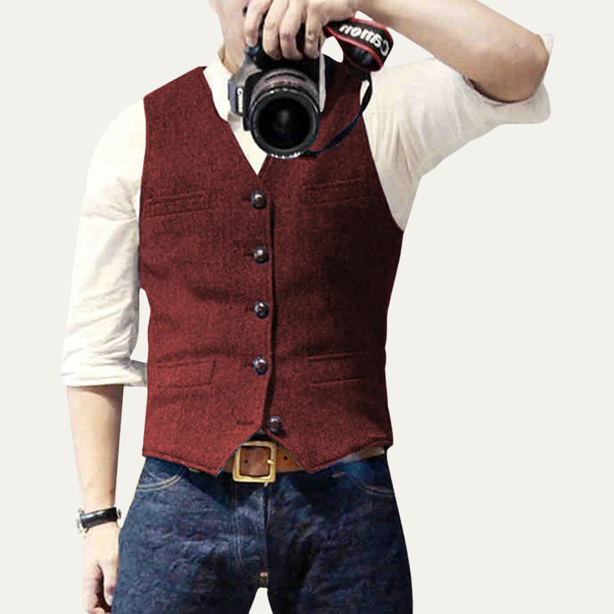 Hudson | Classic Vintage Mens Dress Vest-Men Vest-Pick NewYork