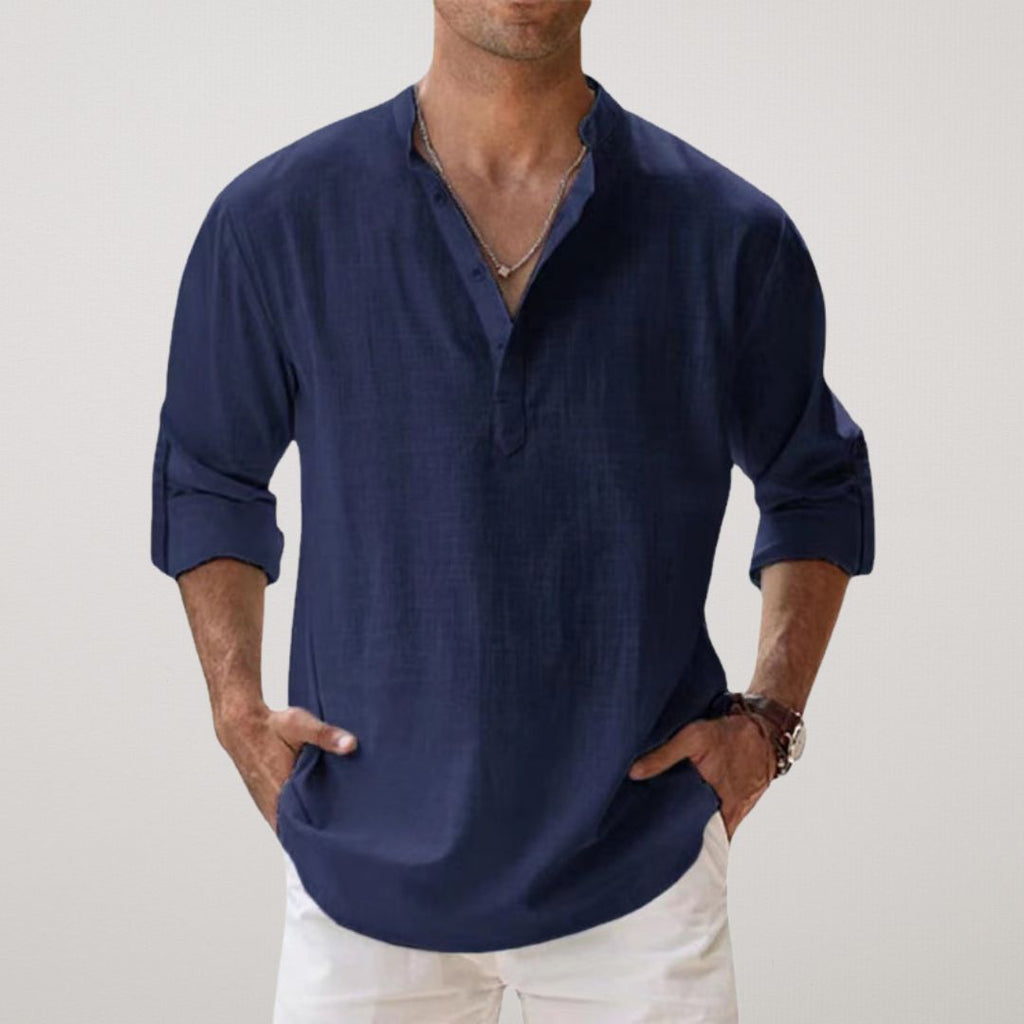 Noah | Relaxed Men’s Button Down Shirt-Men Shirt-Pick NewYork