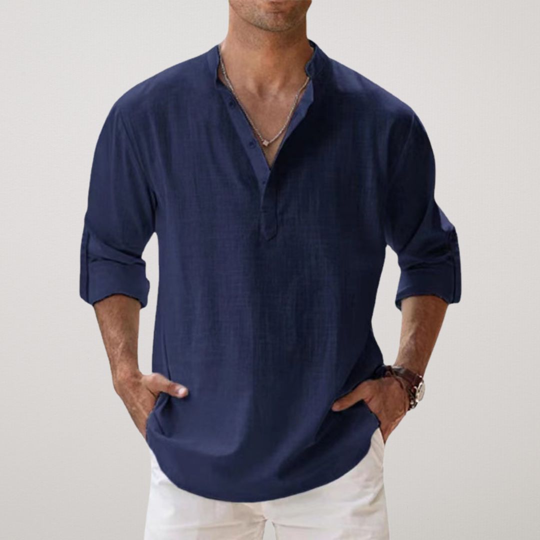 Noah | Relaxed Men’s Button Down Shirt-Men Shirt-Pick NewYork