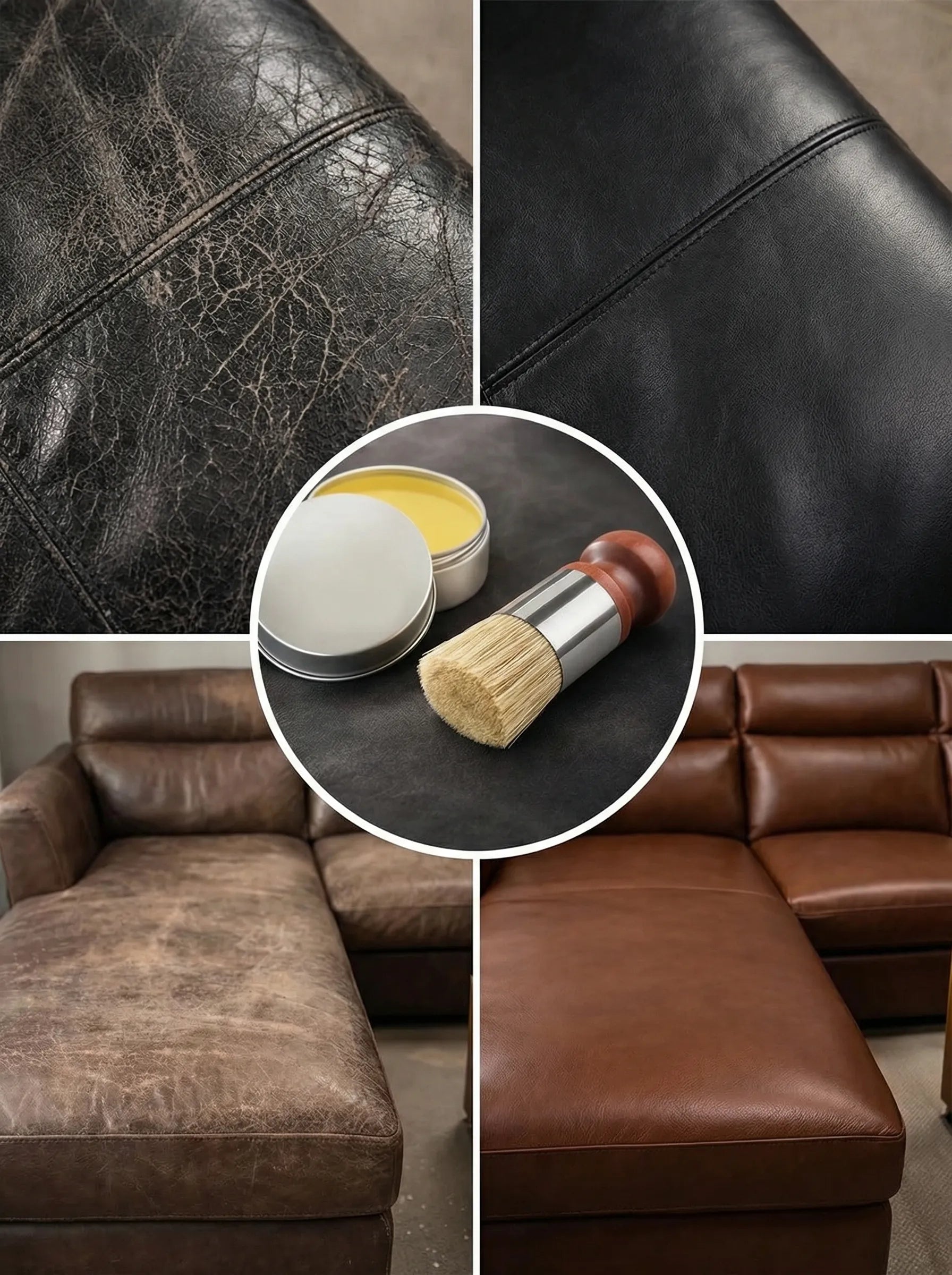 Shoe Polish Kit | Leather Recoloring Balm Set-Shoe Care-Pick NewYork