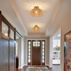 Ceiling Light | Boho Rattan Pendant Light-Ceiling Lamp-Pick NewYork