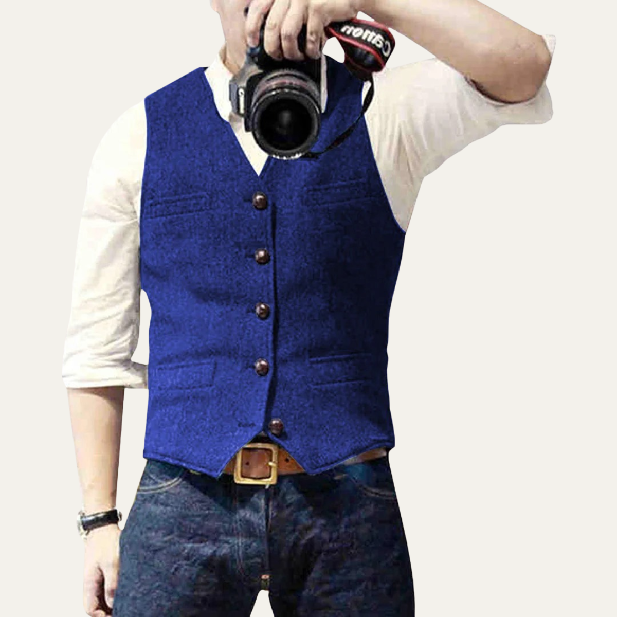 Hudson | Classic Vintage Mens Dress Vest-Men Vest-Pick NewYork