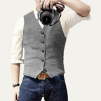 Hudson | Classic Vintage Mens Dress Vest-Men Vest-Pick NewYork