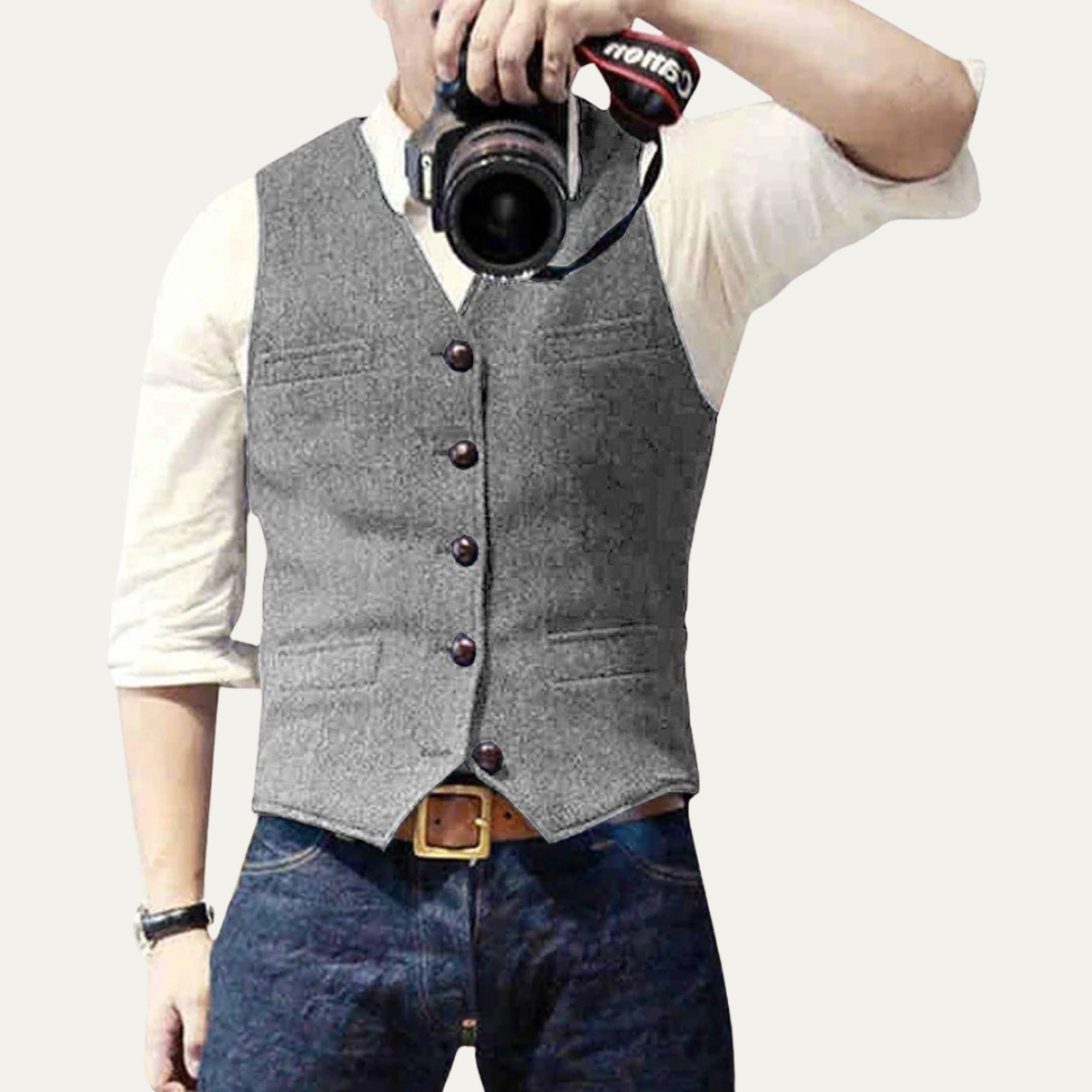 Hudson | Classic Vintage Mens Dress Vest-Men Vest-Pick NewYork