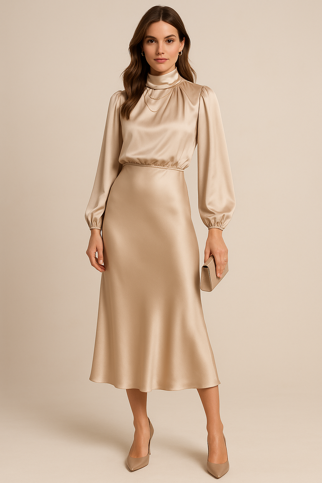Charlotte | Midi Wedding Guest Dress-Women Dress-Pick NewYork