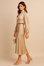 Charlotte | Midi Wedding Guest Dress-Women Dress-Pick NewYork