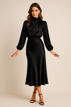 Charlotte | Midi Wedding Guest Dress-Women Dress-Pick NewYork