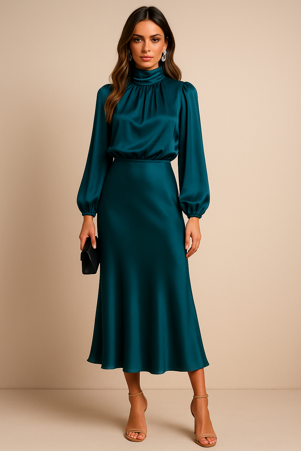Charlotte | Midi Wedding Guest Dress-Women Dress-Pick NewYork