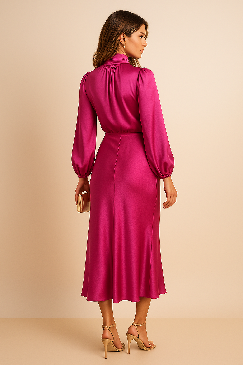Charlotte | Midi Wedding Guest Dress-Women Dress-Pick NewYork