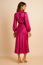 Charlotte | Midi Wedding Guest Dress-Women Dress-Pick NewYork